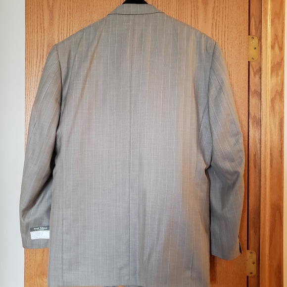 NWT ZANDELLO Le Collezioni Hand Tailor 3 PC MEN GRAY SUIT 46L 40W - Picture 4 of 10